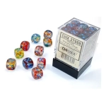 Nebula 12mm d6 Primary/blue Luminary Dice Block (36 dice)