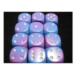 Dice Sets Silver Tetra Speckled 16mm d6 (12)