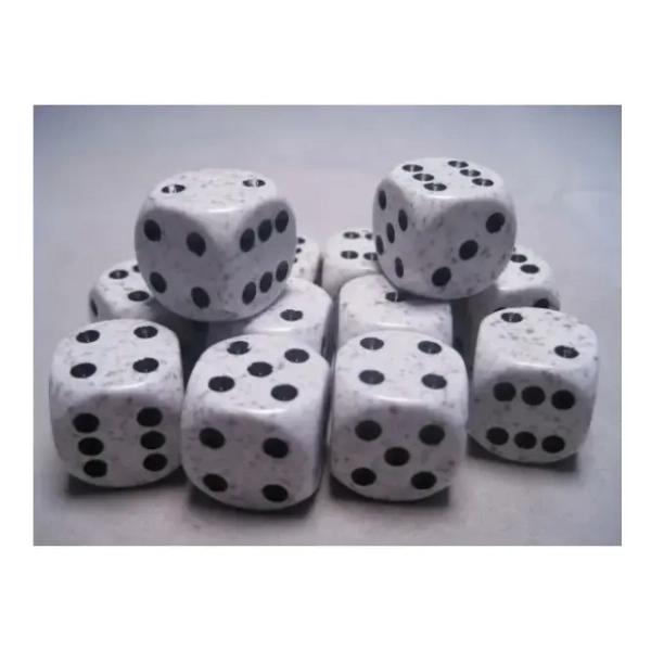 Dice Sets Arctic Camo Speckled 16mm d6 (12)