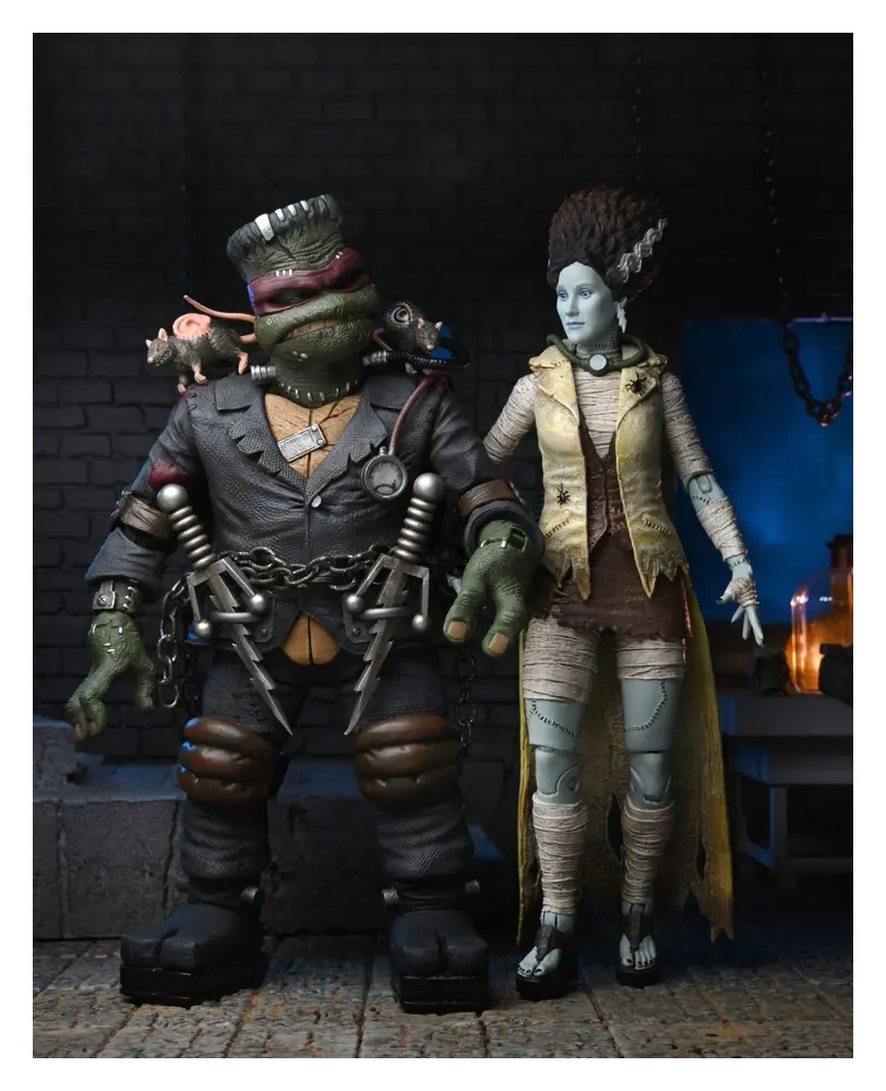 Universal Monsters x Teenage Mutant Ninja Turtles - 7” Scale Action Figure – April as The Bride