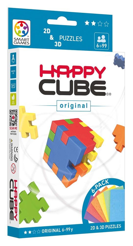 Happy Cube - Original 6-pack cardboardbox