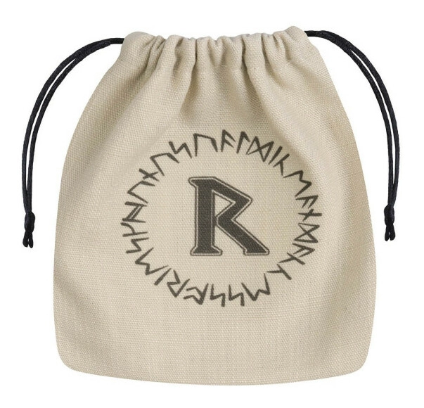 Runic Beige & black Dice Bag