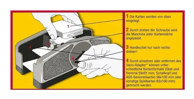 Karten Mischmaschine Vario