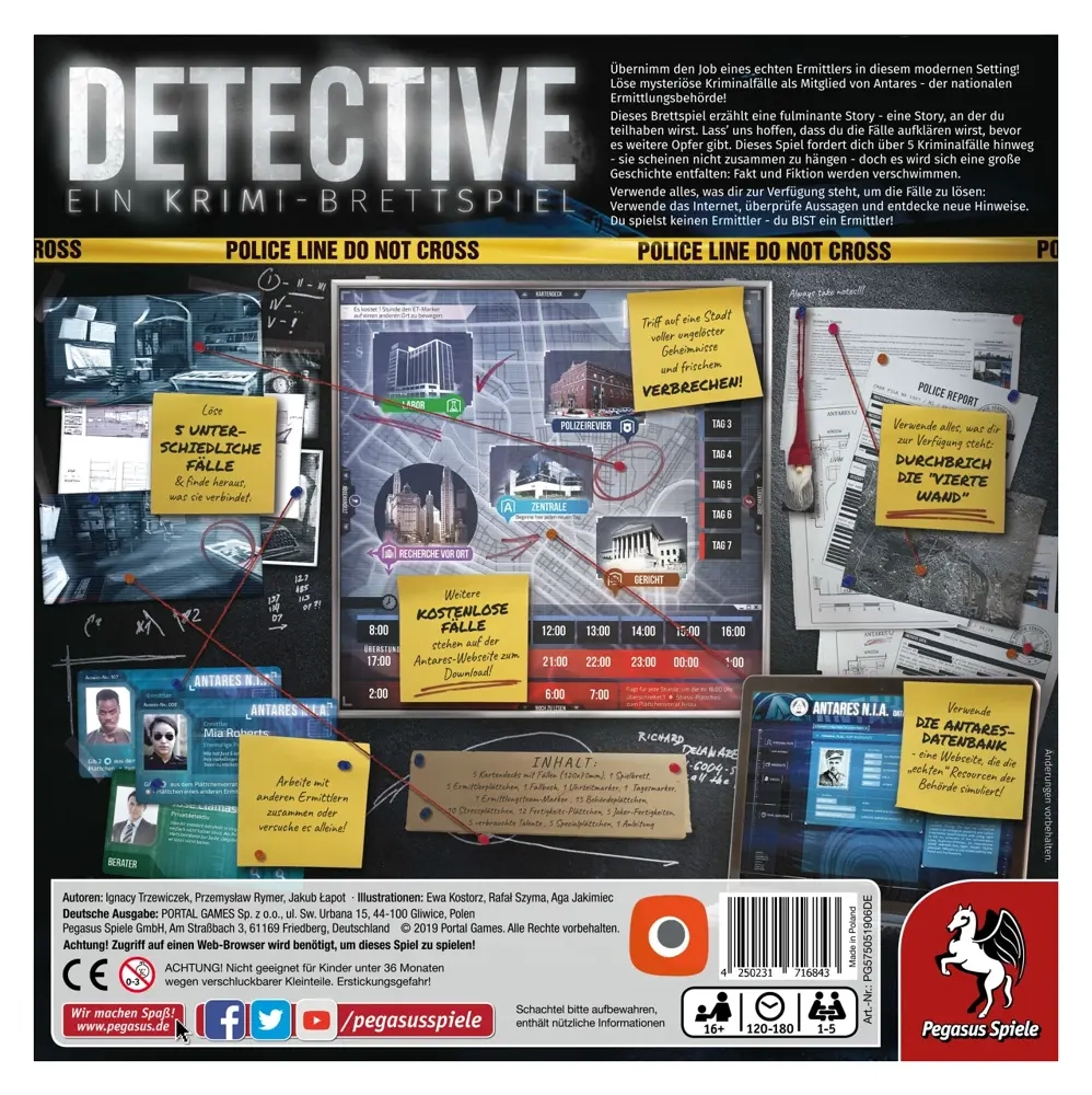 Detective - Ein Krimi - Brettspiel