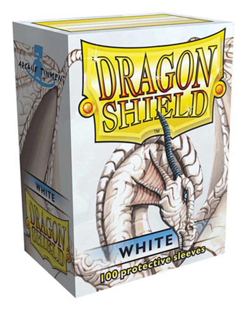 Dragon Shield Standard Sleeves - White (100 Sleeves)