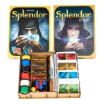 Sortiereinsatz für Splendor und die Erweiterung Die Städte von Splendor