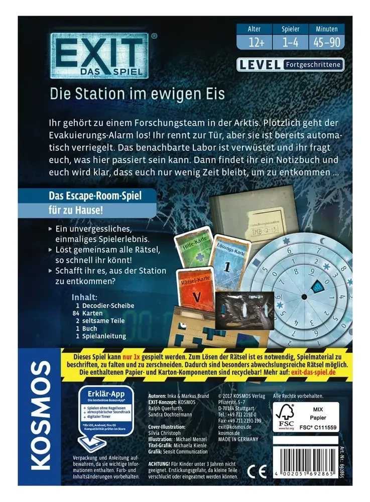 EXIT - Das Spiel - Die Station im ewigen Eis