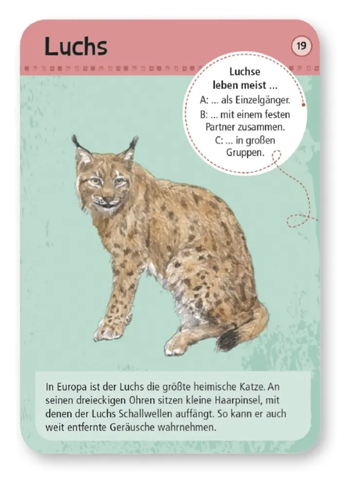 Expedition Natur - 50 heimische Wald- und Wildtiere