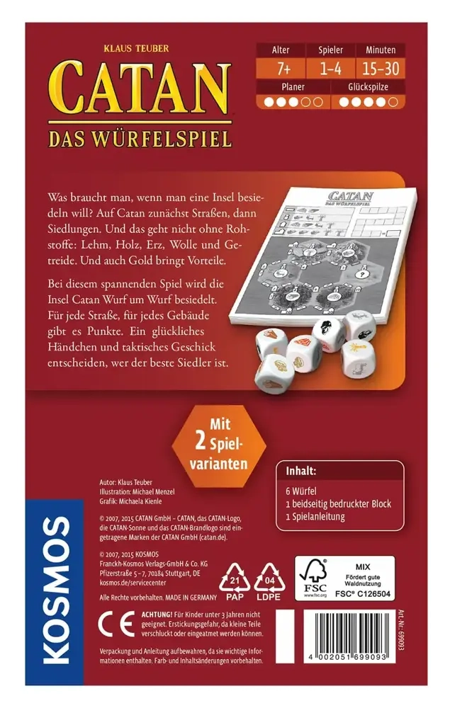 Catan - Das Würfelspiel