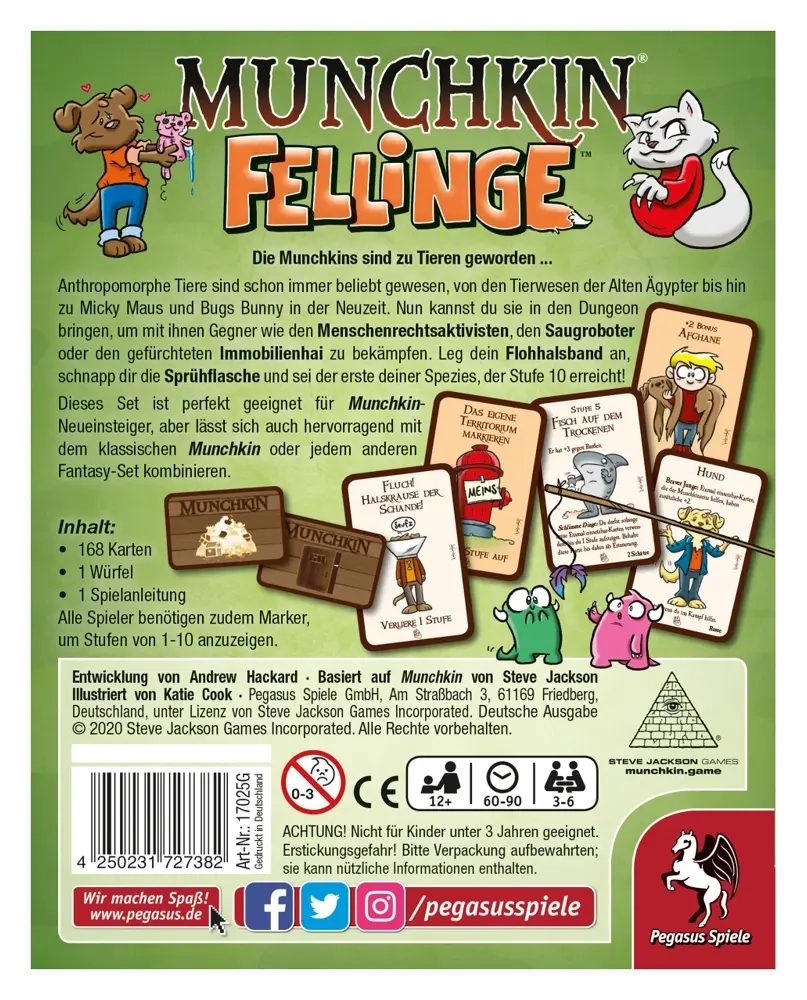 Munchkin Fellinge (neues Grundspiel)