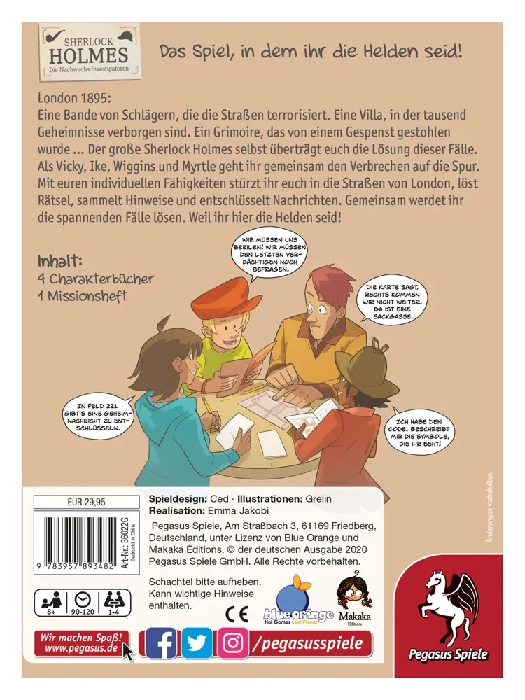 Sherlock Holmes - Die Nachwuchs-Investigatoren (Krimi-Comic-Spiel)