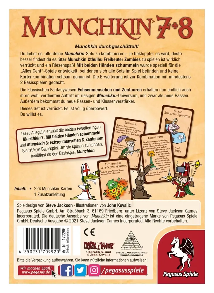 Munchkin 7+8 [Erweiterung]