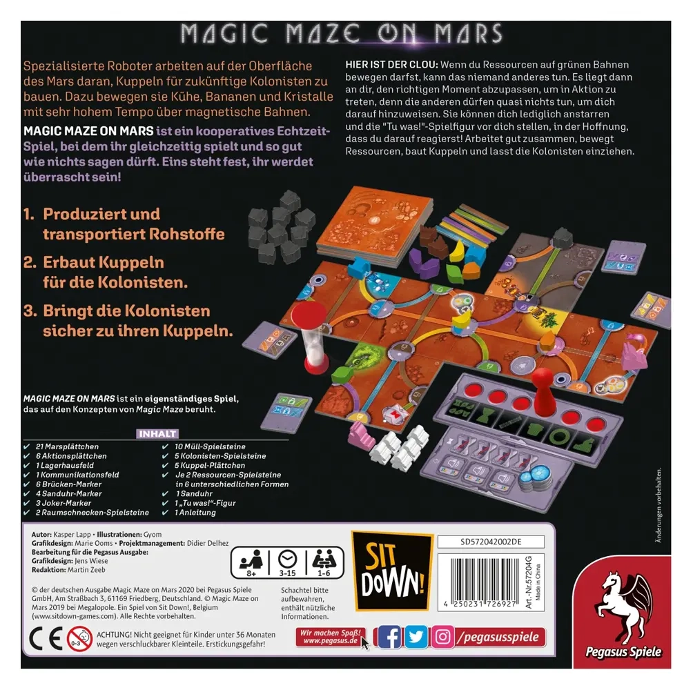 Magic Maze on Mars