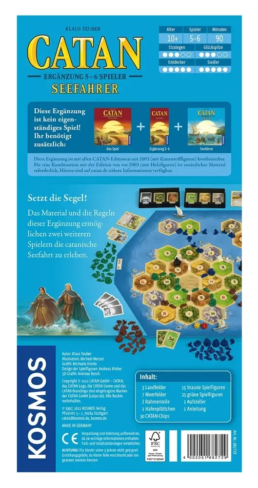 Catan - Seefahrer Ergänzung 5/6 Spieler 2022