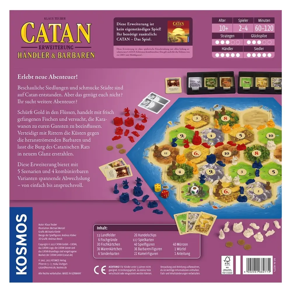 Catan - Händler & Barbaren 2 - 4 Spieler 2022