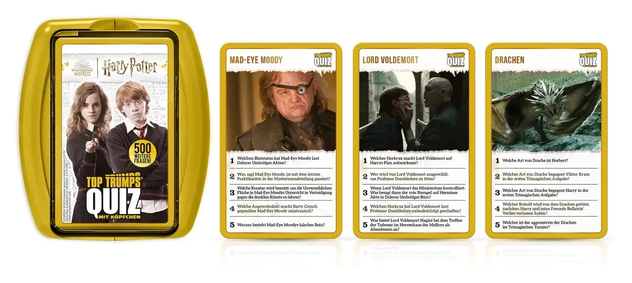 Top Trumps Quiz – Harry Potter Hogwarts