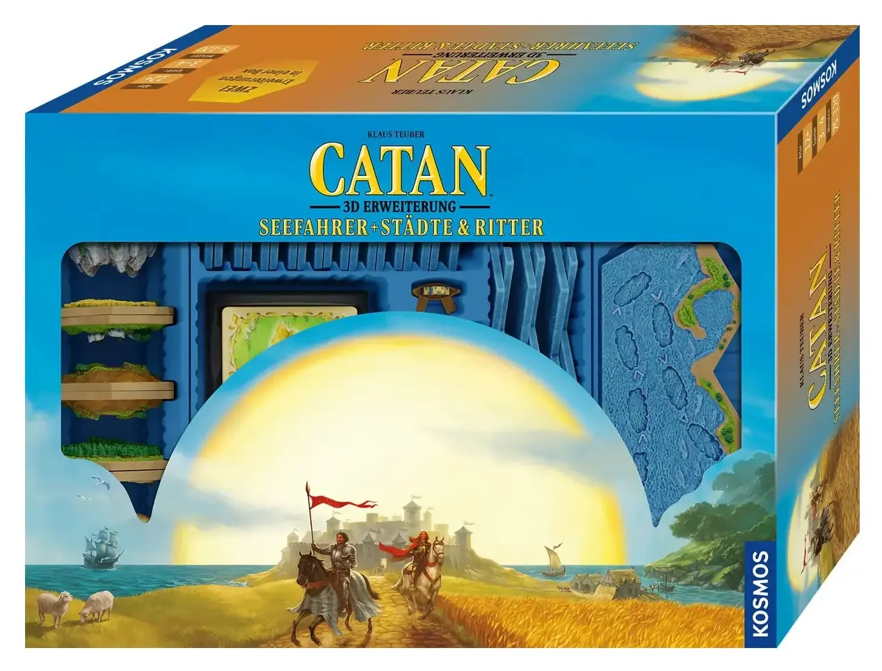 Catan 3D Erweiterung  - Seefahrer + Städte & Ritter