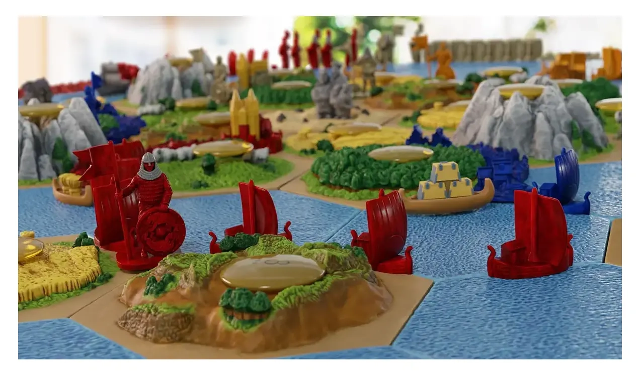 Catan 3D Erweiterung  - Seefahrer + Städte & Ritter