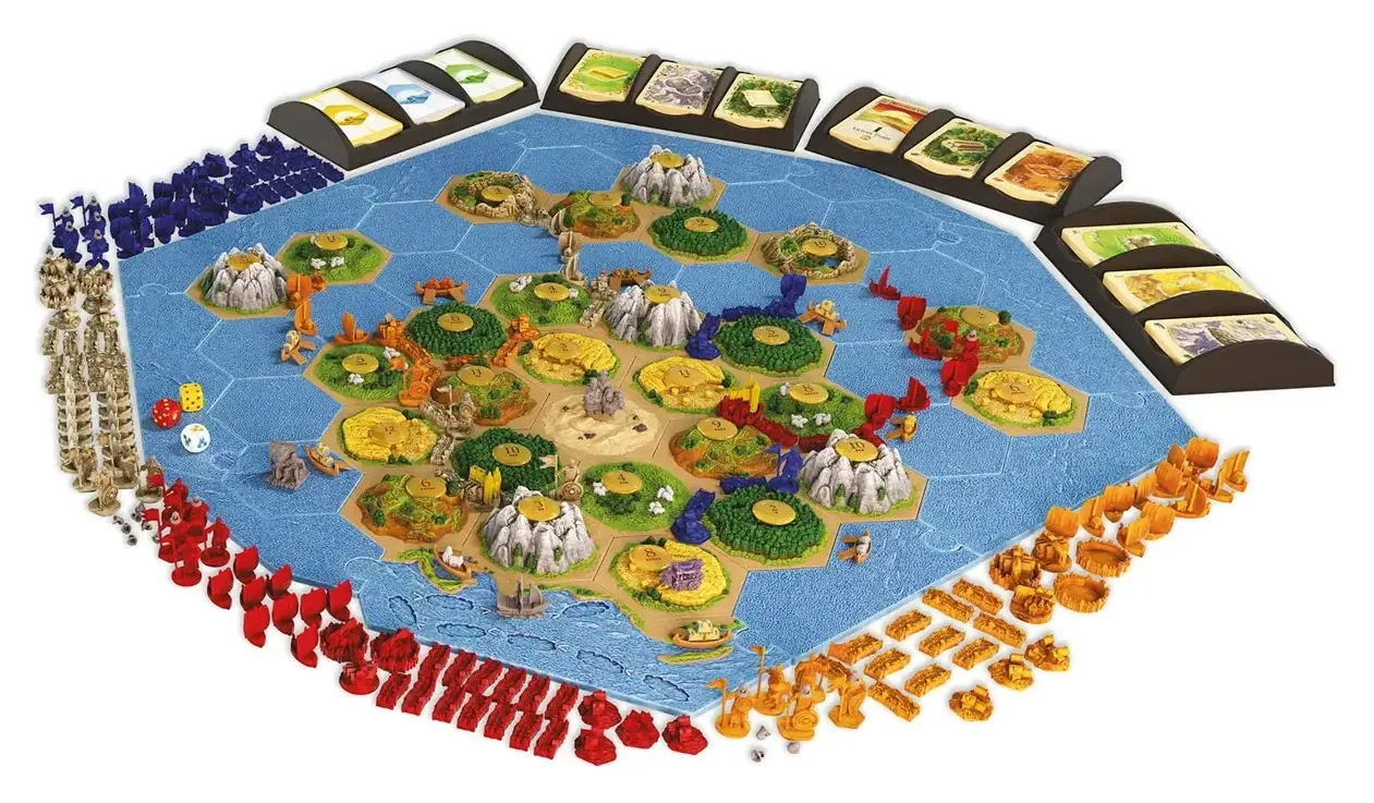 Catan 3D Erweiterung  - Seefahrer + Städte & Ritter