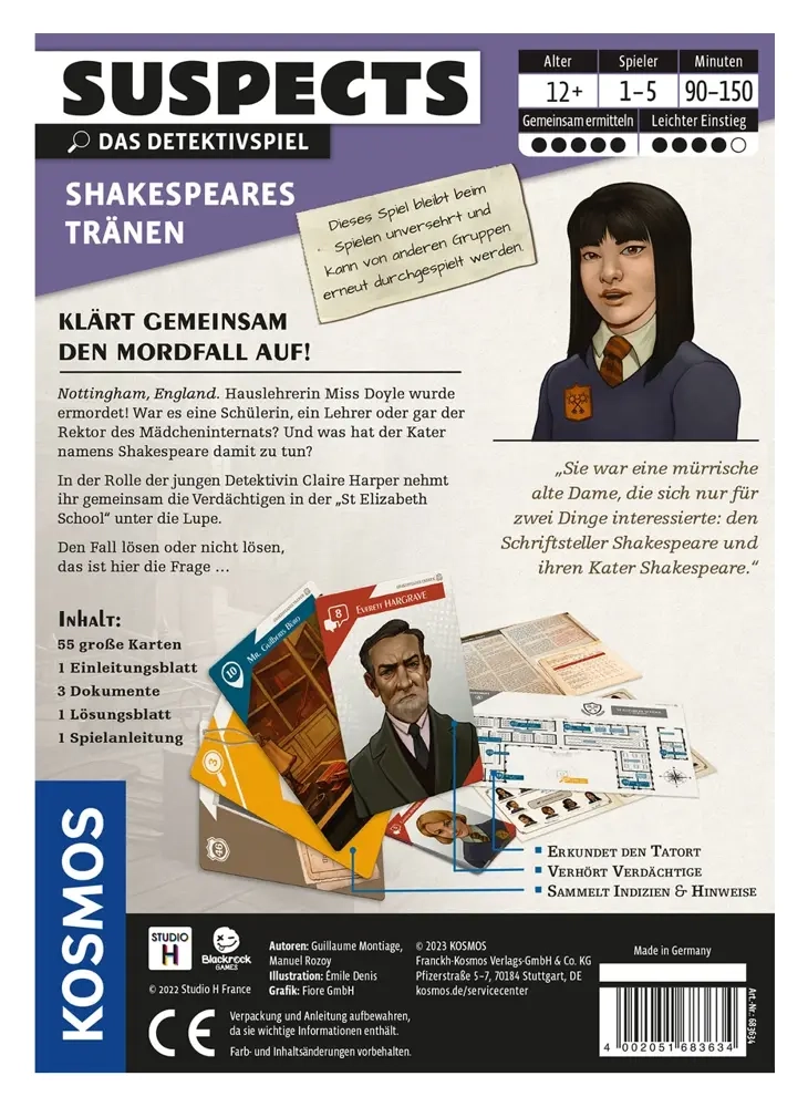 Suspects – Shakespeares Tränen