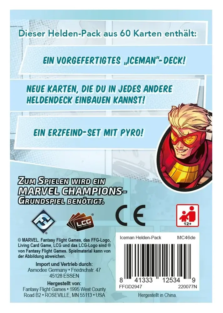 Marvel Champions - Das Kartenspiel - Iceman Erweiterung