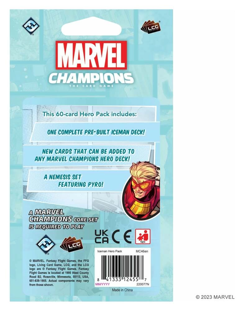 Marvel Champions: Iceman Hero Pack - EN