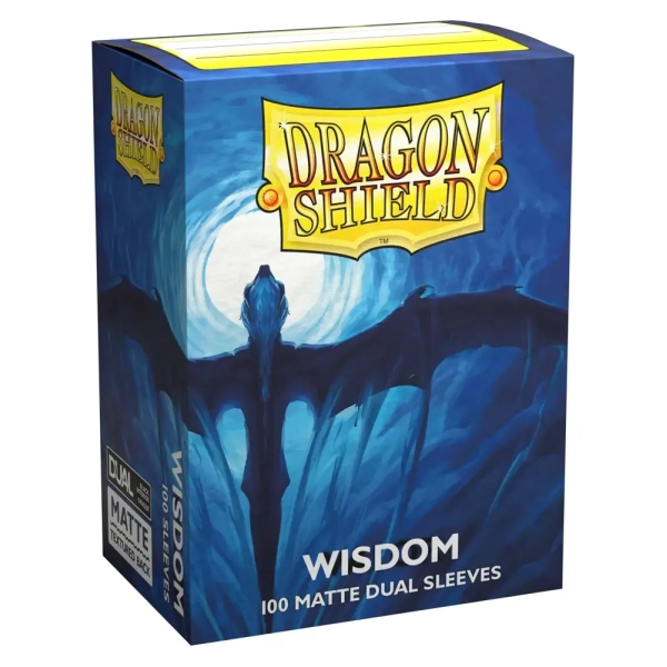 Dragon Shield Standard size Matte Dual Sleeves - Wisdom (100 Sleeves)