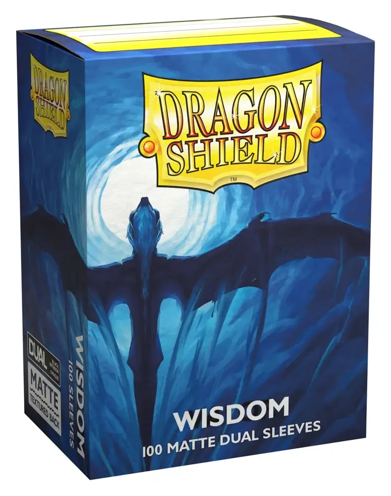 Dragon Shield Standard size Matte Dual Sleeves - Wisdom (100 Sleeves)