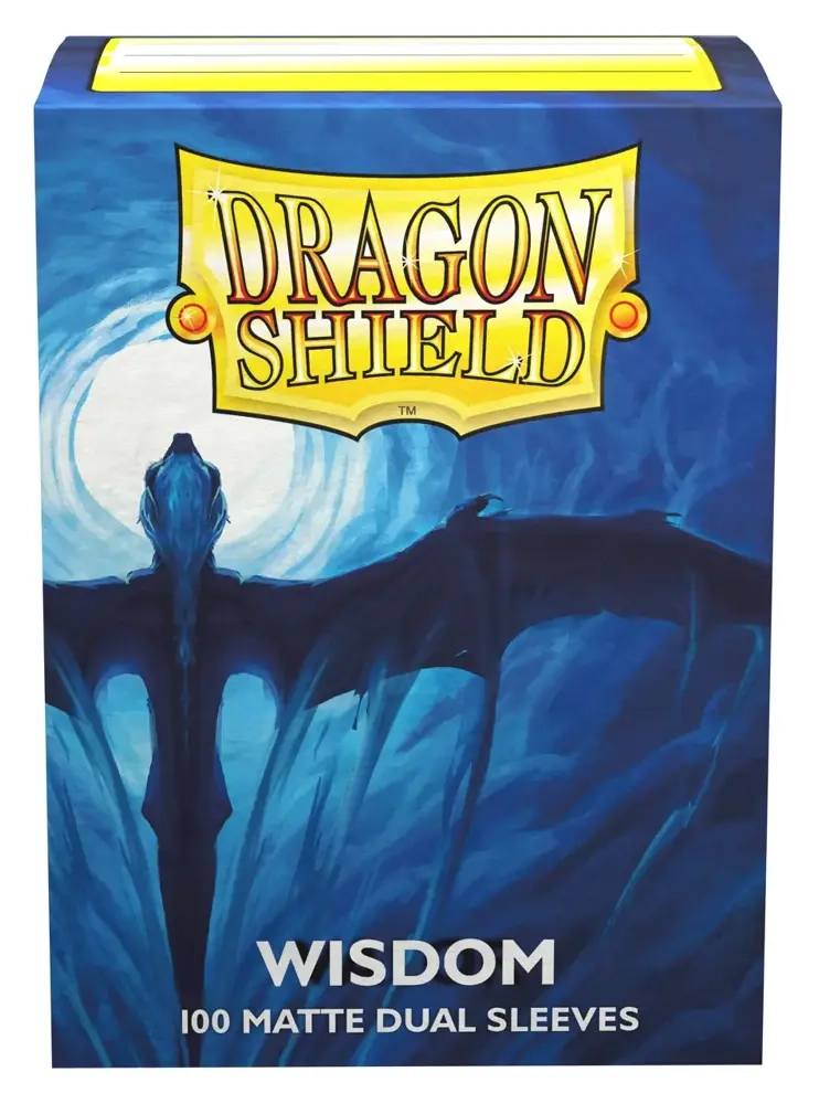 Dragon Shield Standard size Matte Dual Sleeves - Wisdom (100 Sleeves)