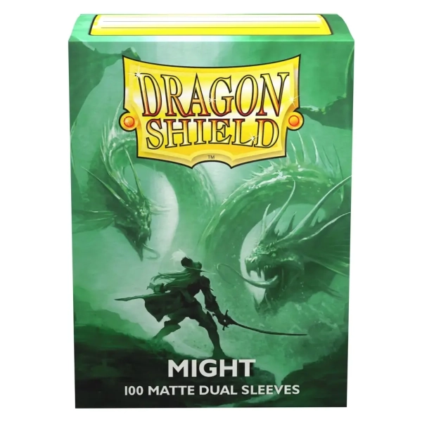 Dragon Shield Standard size Matte Dual Sleeves - Might (100 Sleeves)