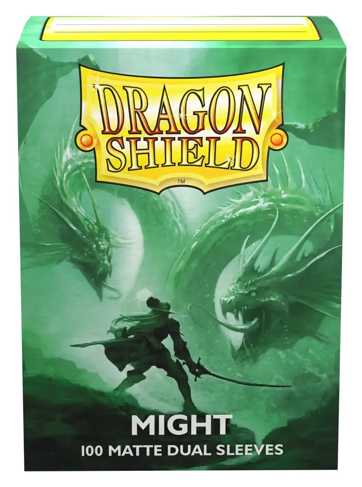 Dragon Shield Standard size Matte Dual Sleeves - Might (100 Sleeves)