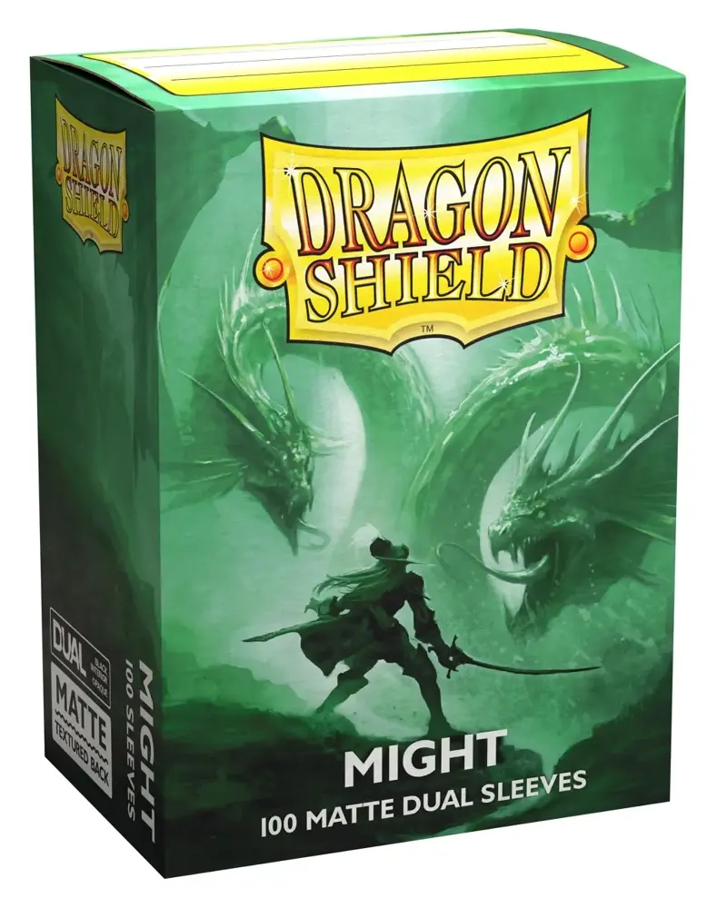 Dragon Shield Standard size Matte Dual Sleeves - Might (100 Sleeves)