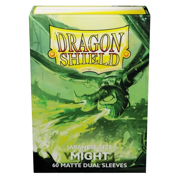 Dragon Shield Japanese size Matte Dual Sleeves - Might (60 Sleeves)