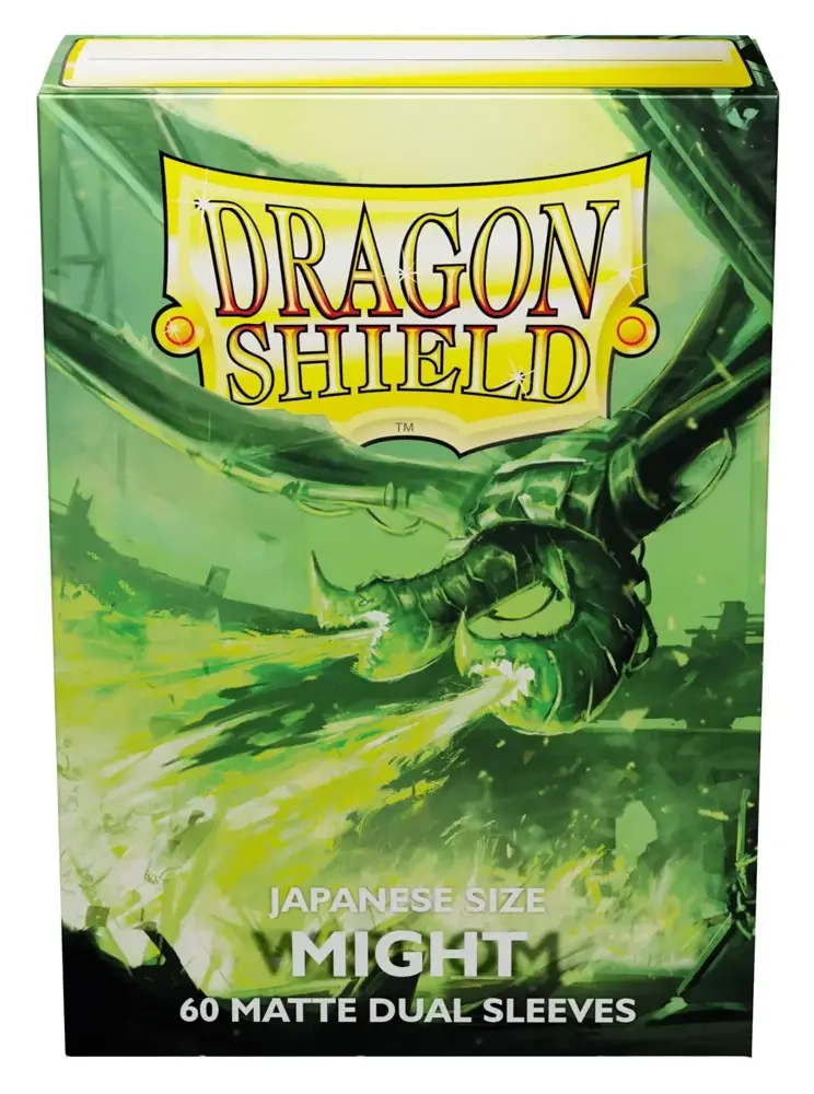 Dragon Shield Japanese size Matte Dual Sleeves - Might (60 Sleeves)