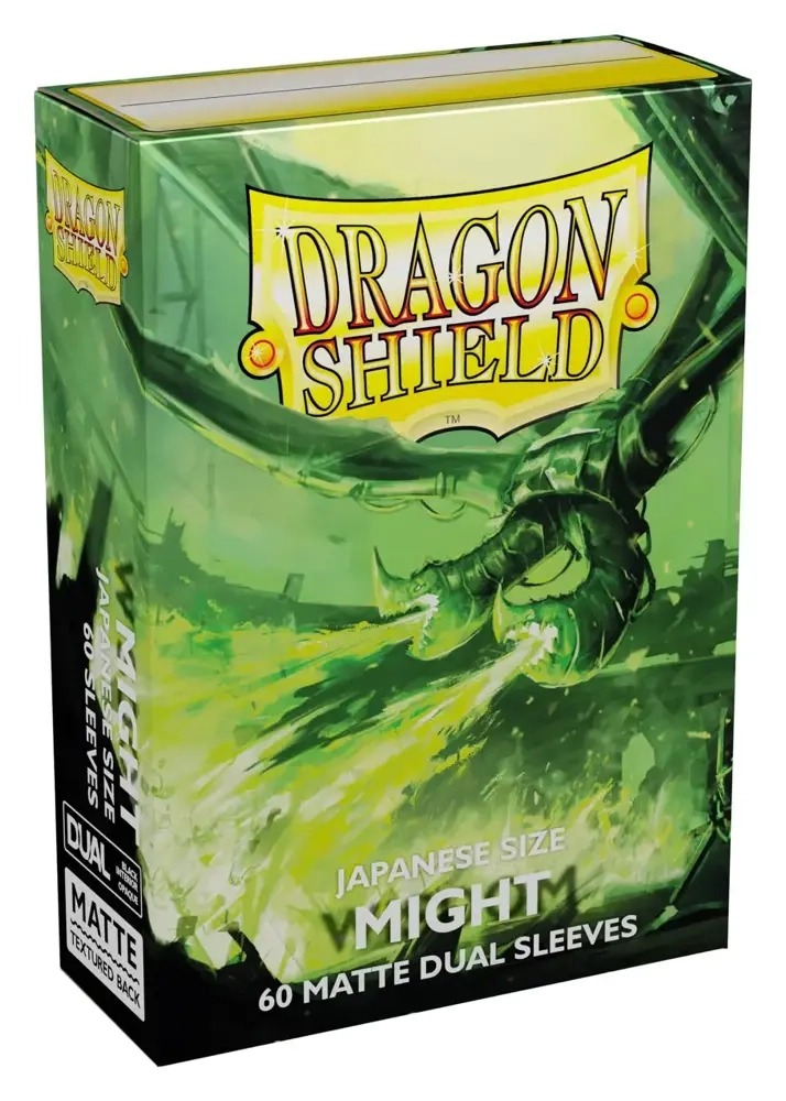 Dragon Shield Japanese size Matte Dual Sleeves - Might (60 Sleeves)