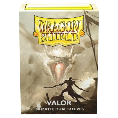 Dragon Shield Standard size Matte Dual Sleeves - Valor (100 Sleeves)