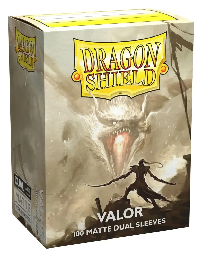 Dragon Shield Standard size Matte Dual Sleeves - Valor (100 Sleeves)