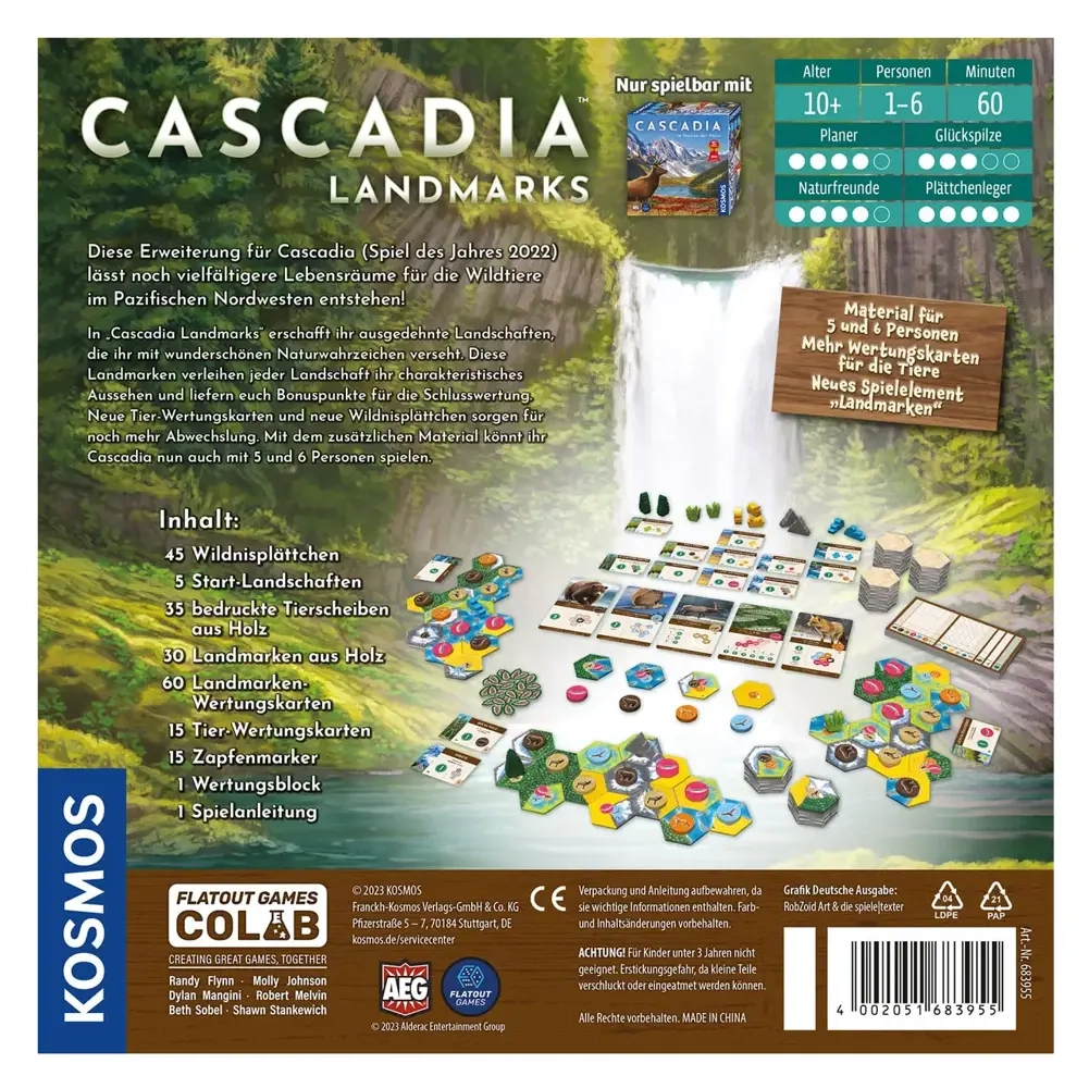 Cascadia – Landmarks - Erweiterung