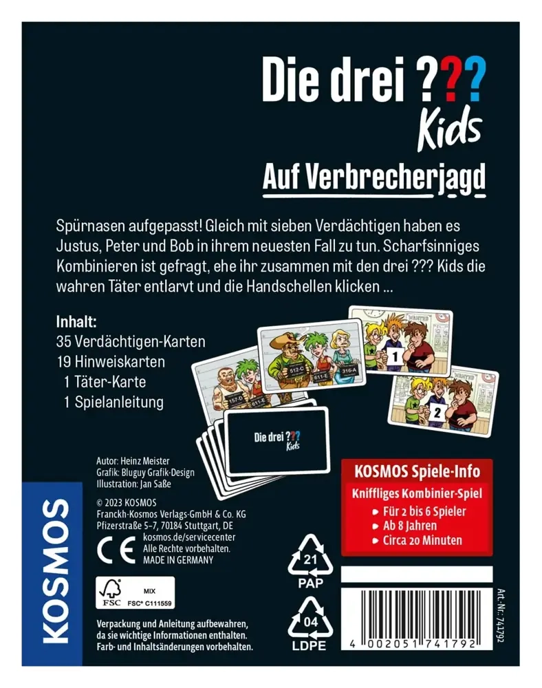 Die drei ??? Kids Auf Verbrecherjagd