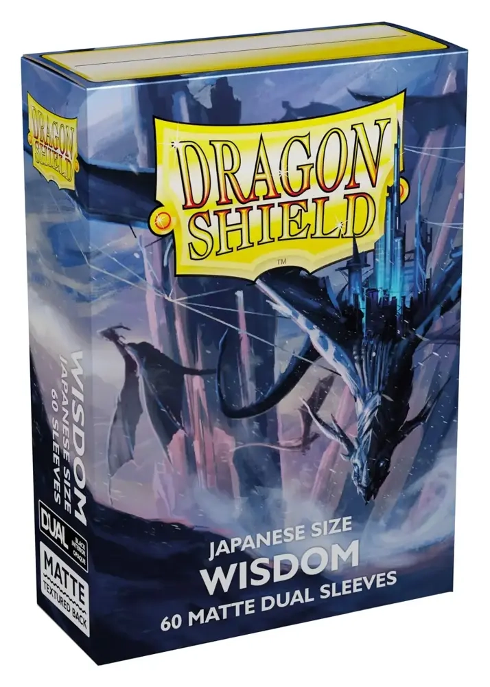 Dragon Shield Japanese size Matte Dual Sleeves - Wisdom (60 Sleeves)