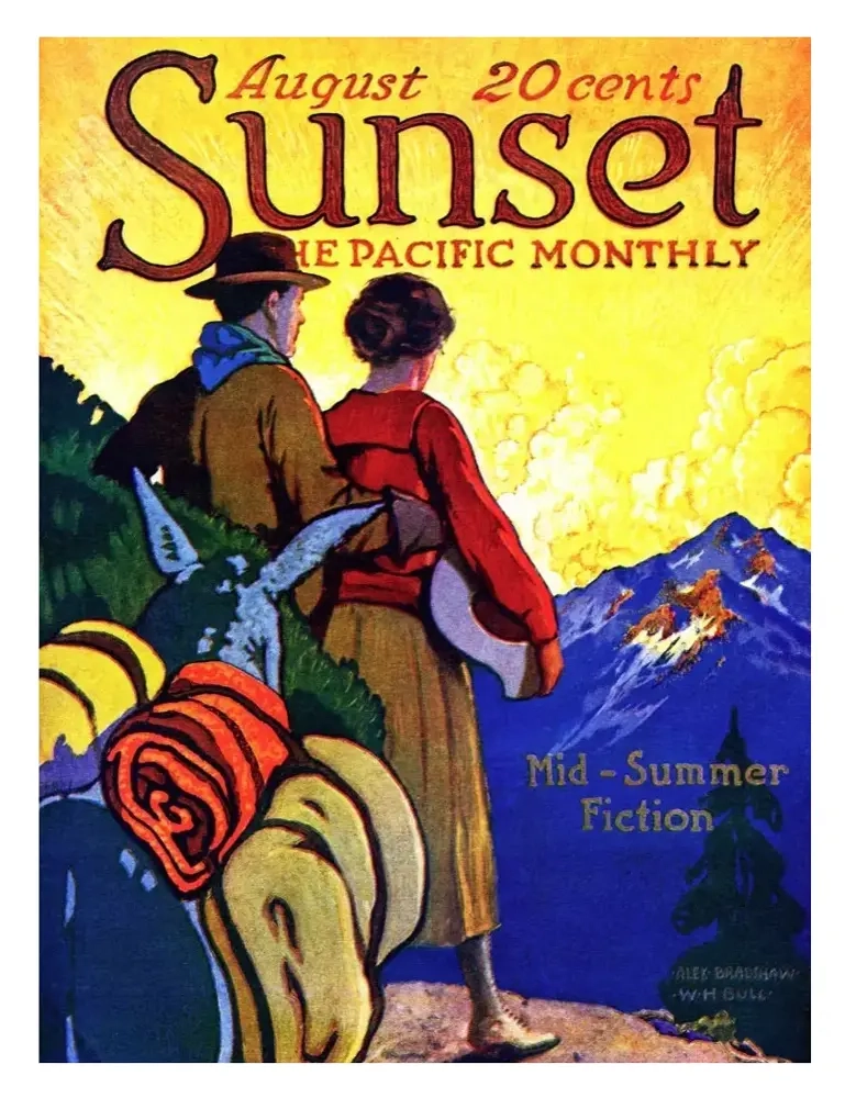 Sunset Magazine Cover - August