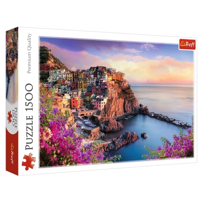 Manarola im Sonnenuntergang