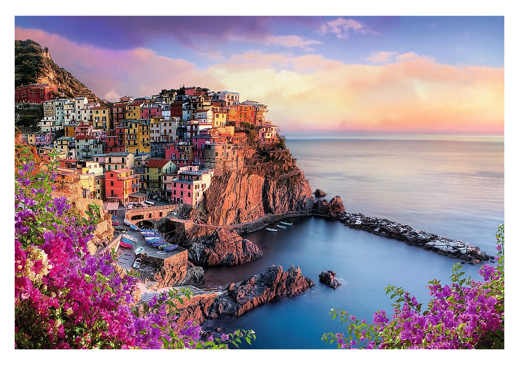 Manarola im Sonnenuntergang