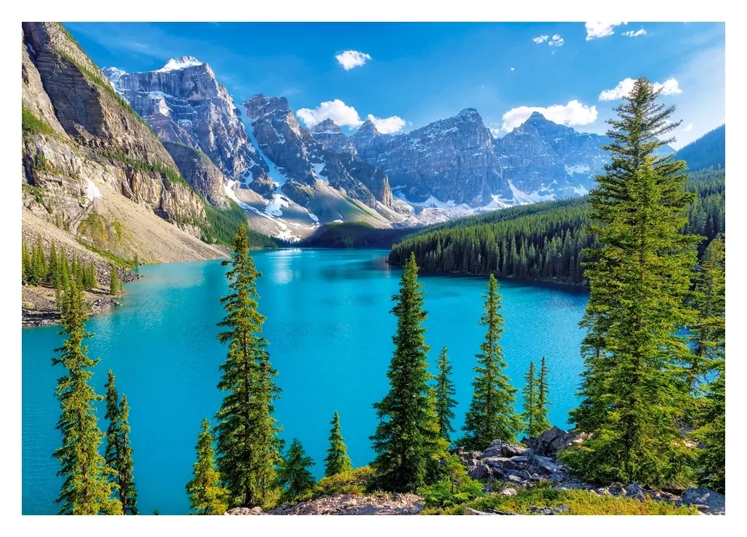 Spring at Moraine Lake, Canada