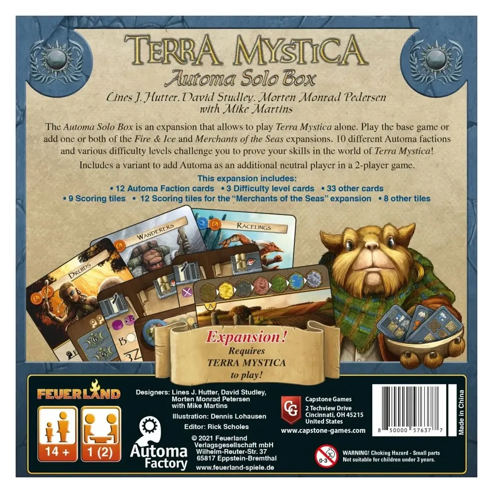 Terra Mystica Automa Solo Box - Expansion - EN