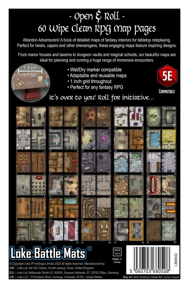 Big Book of Battle Mats - Rooms, Vaults & Chambers - EN