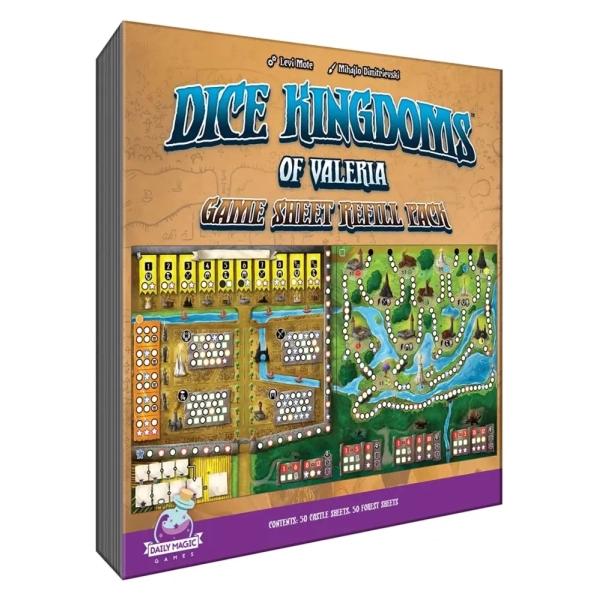 Dice Kingdoms of Valeria Sheet Refill Pack - EN