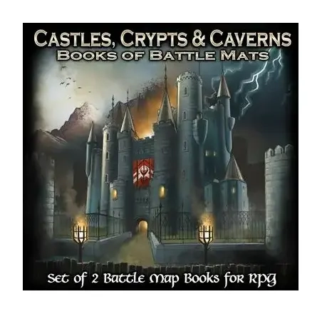 Castles Crypts and Caverns Books of Battle Mats