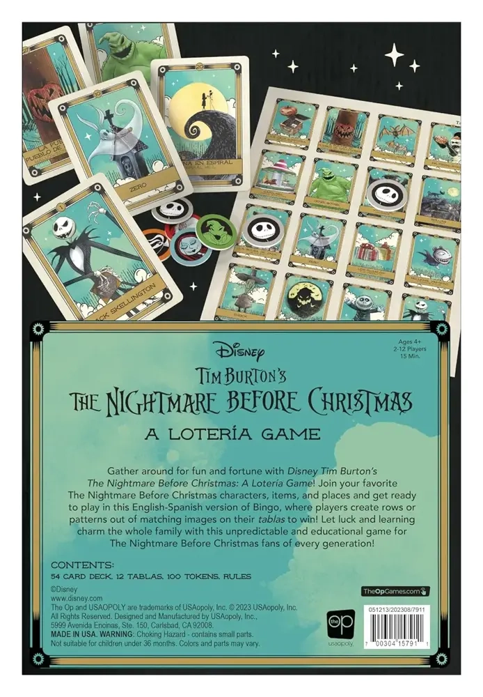 Loteria Nightmare Before Christmas - EN