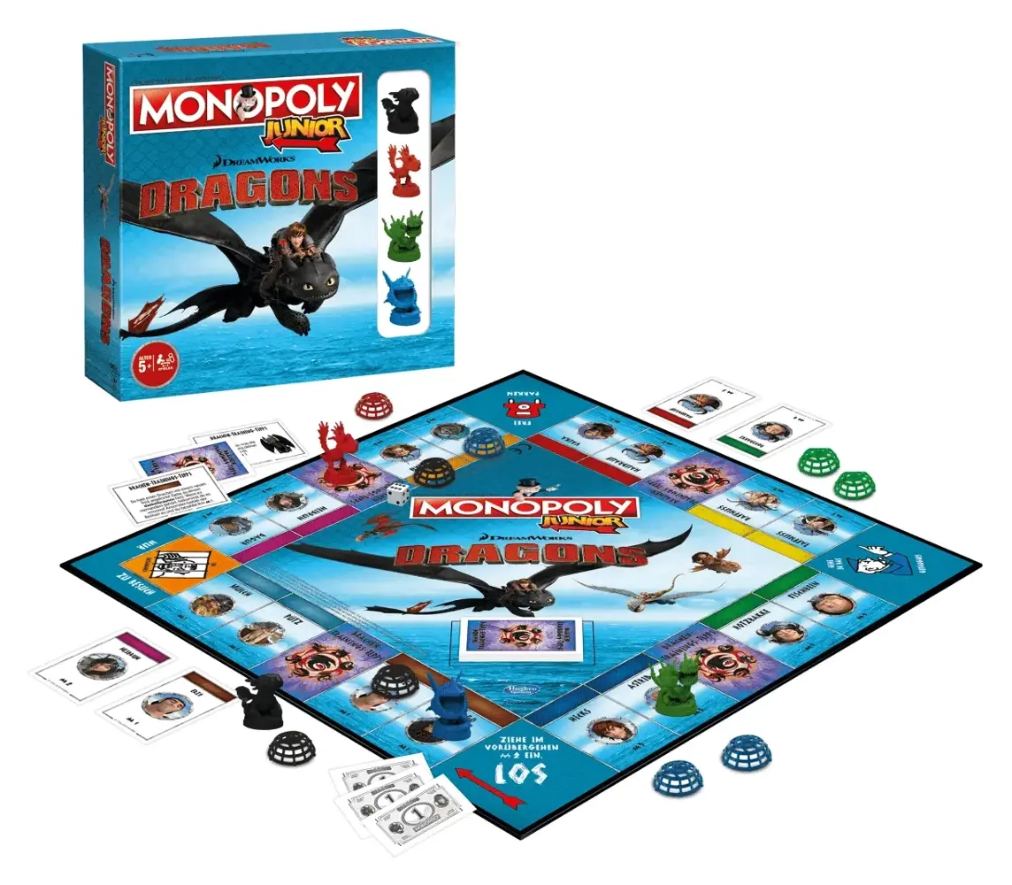 Junior Monopoly Dragons Collectors Edition